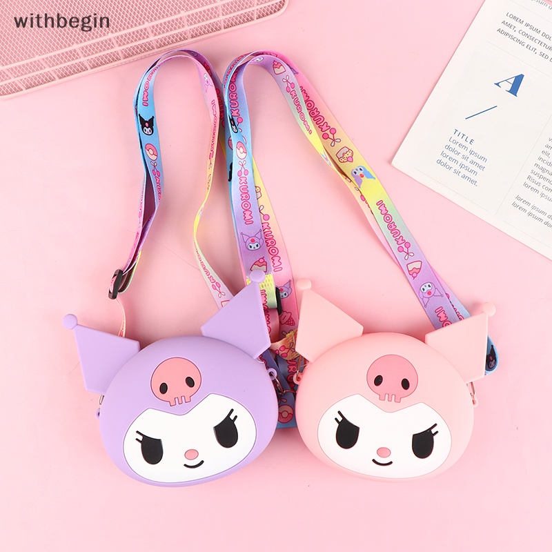 Túi Đeo Chéo Mini Bằng Silicon Chống Nước Họa Tiết Hoạt Hình Cho Bé