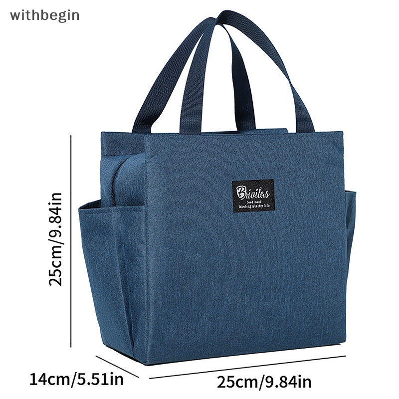 Túi Giữ Lạnh Đựng Hộp Cơm Trưa Di Động Tiện Dụng Mang Theo Du Lịch Dã Ngoại