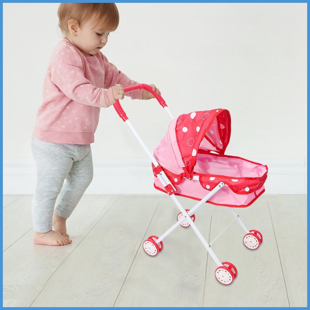 Xe Đẩy Búp Bê Đồ Chơi Mềm Mại Linh Hoạt Có Thể Tái Sử Dụng