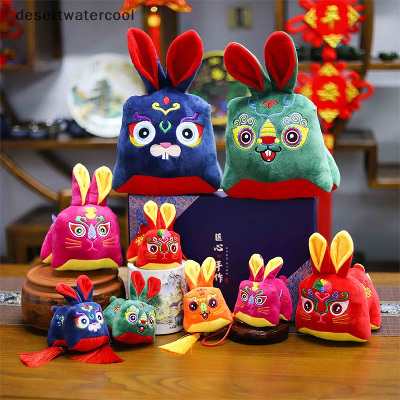 Thỏ Nhồi Bông Thiết Kế Phong Cách Trung Hoa Dễ Thương