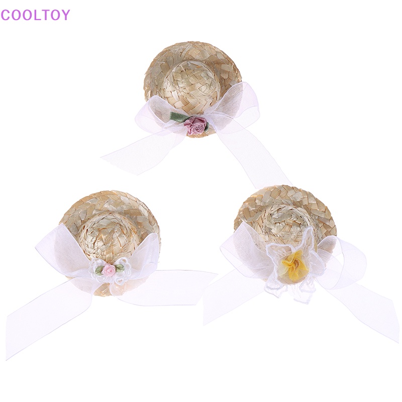 Nón Cối Đính Hoa Xinh Xắn Cho Nhà Búp Bê 30cm Tỉ Lệ 1 / 6