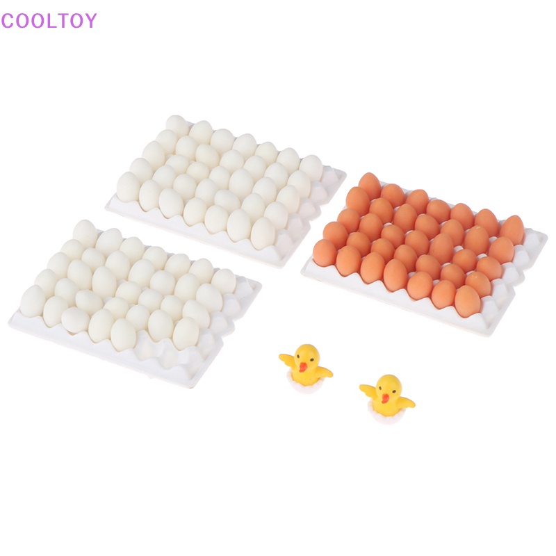 Cooltoy 1 Set Khay Đựng Trứng Trang Trí Nhà Búp Bê DIY