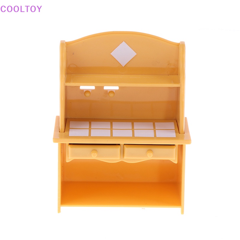 Đồ Nội Thất Nhà Bếp Bằng Nhựa Trang Trí Nhà Búp Bê Tỉ Lệ 1 / 12