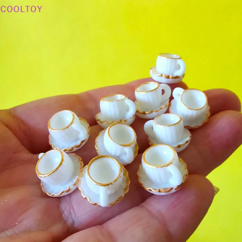 Bộ 4 Ly Cà Phê Đồ Chơi Búp Bê Cỡ 1 / 12