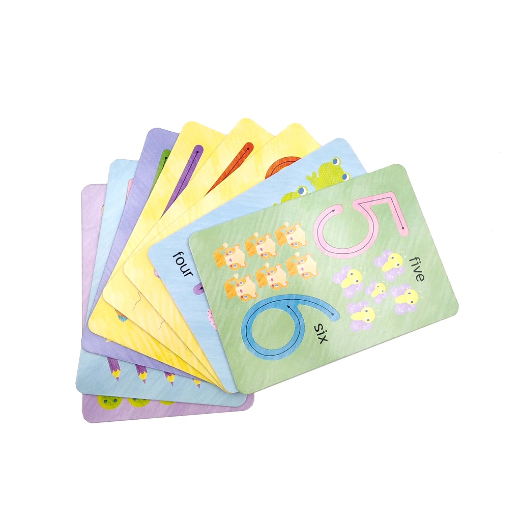 Little Genius Cards: Learn 123 Touch & Trace Educational Fun