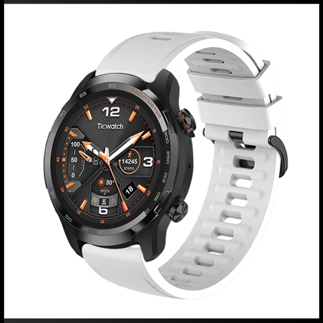 Dây Đeo Silicone Thay Thế Cho Đồng Hồ Ticwatch Gtw Esim Wh11014 22mm