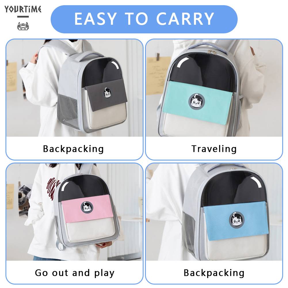 Balo Du Lịch Thoáng Khí Chống Văng Nước Dành Cho Chó Mèo