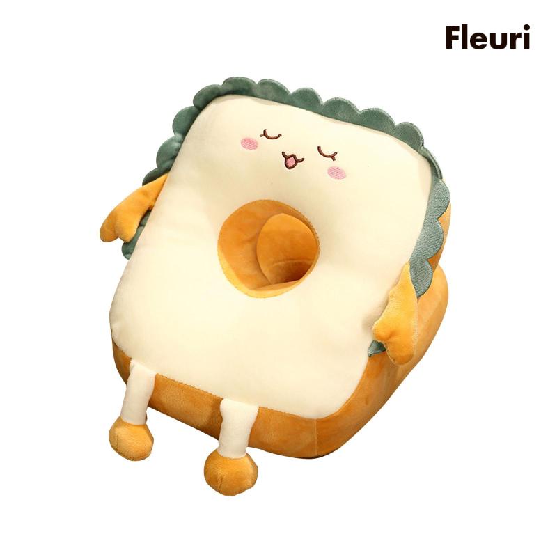 Gối Đệm Lót Ghế Ngồi Hình Bánh Mì Nướng Dễ Thương Kích Thước 25x30cm