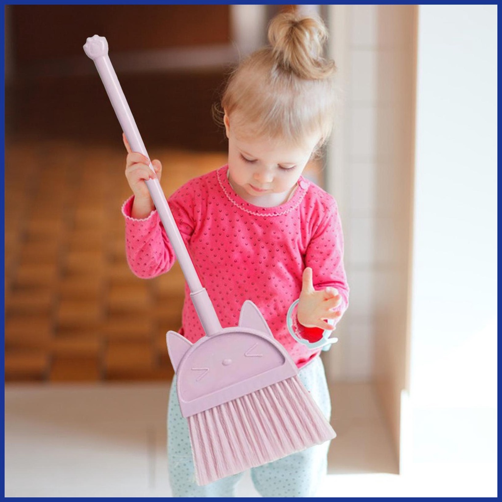 Bộ Đồ Chơi Chổi Và Đồ Hốt Rác Mini Cho Bé