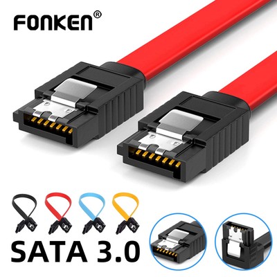 Dây Cáp Truyền Dữ Liệu Sata 3.0 Cho Ổ Cứng SSD HDD Sata III Tốc Độ Cao