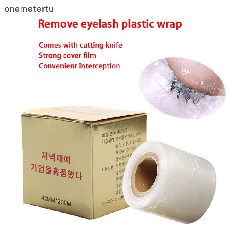 Cuộn Phim Nhựa 200M Trong Suốt Loại Bỏ Lông Mi Chuyên Nghiệp