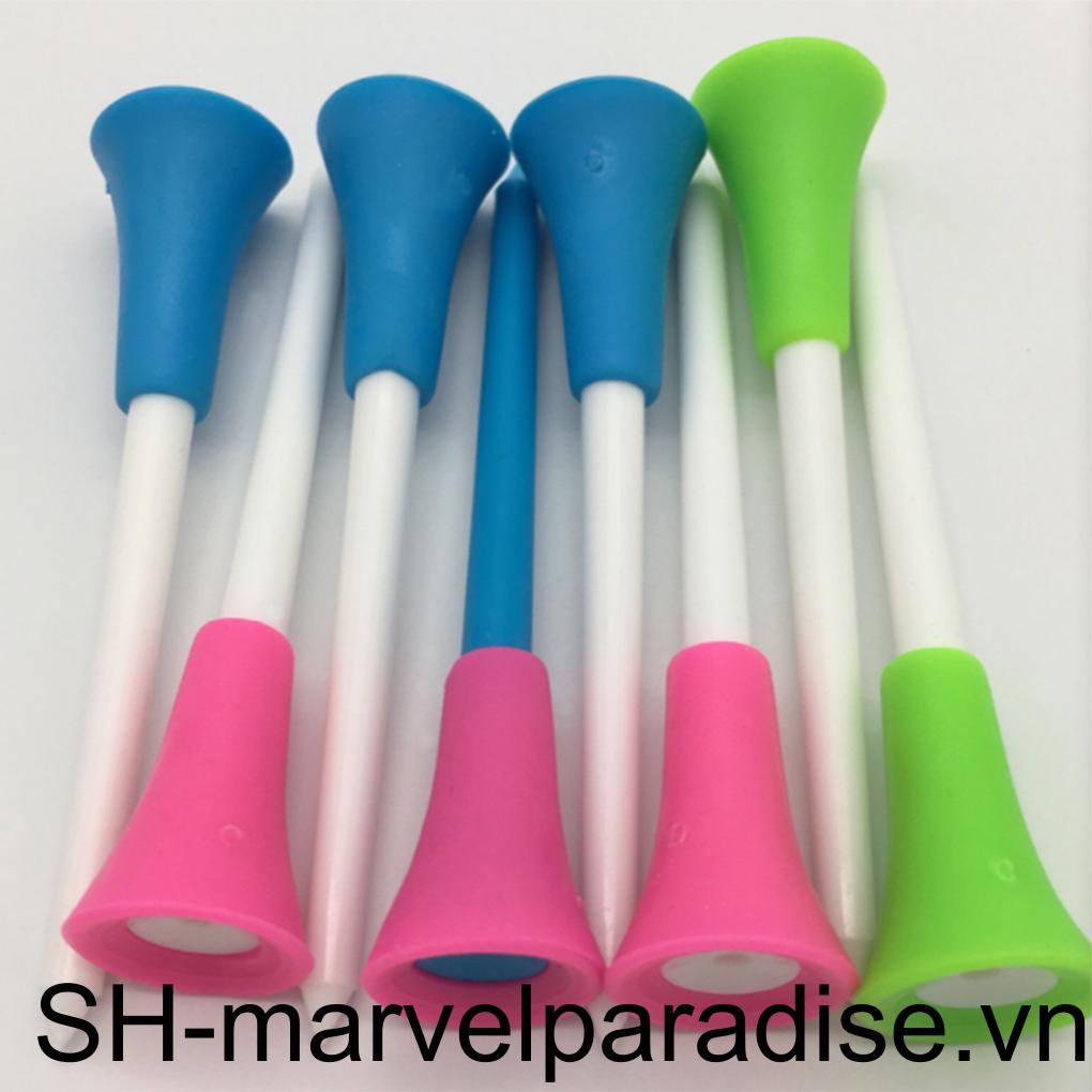 Set 50 Tee Bằng Nhựa Dùng Luyện Tập Đánh Golf Ngoài Trời