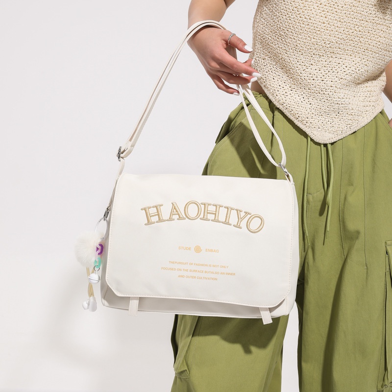 Túi Xách Canvas In Chữ Thời Trang Nữ Tính