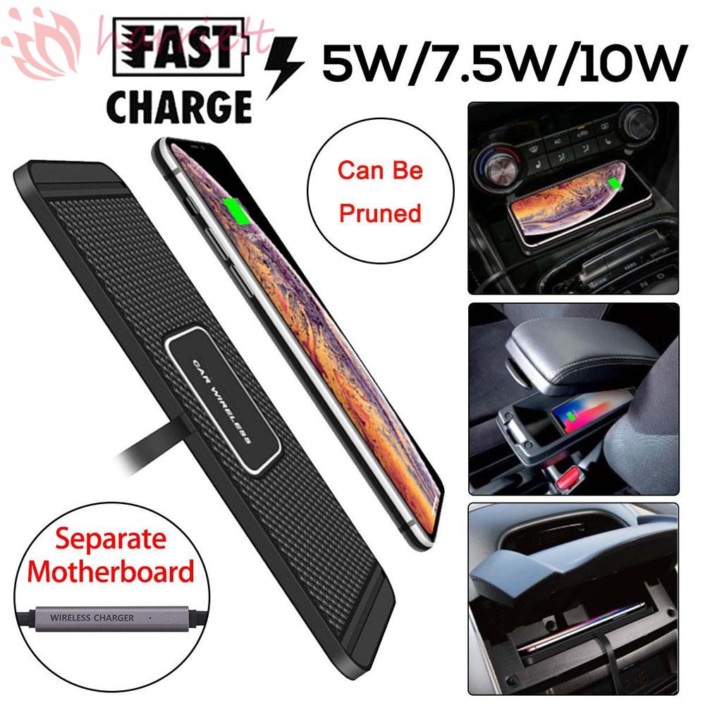 Đế Sạc Điện Thoại Không Dây Gắn Bảng Điều Khiển Xe Hơi Tiện Dụng