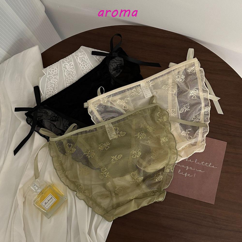 Quần Lót Ren Lưới Satin Mềm Mại Thoải Mái Chống Vi Khuẩn