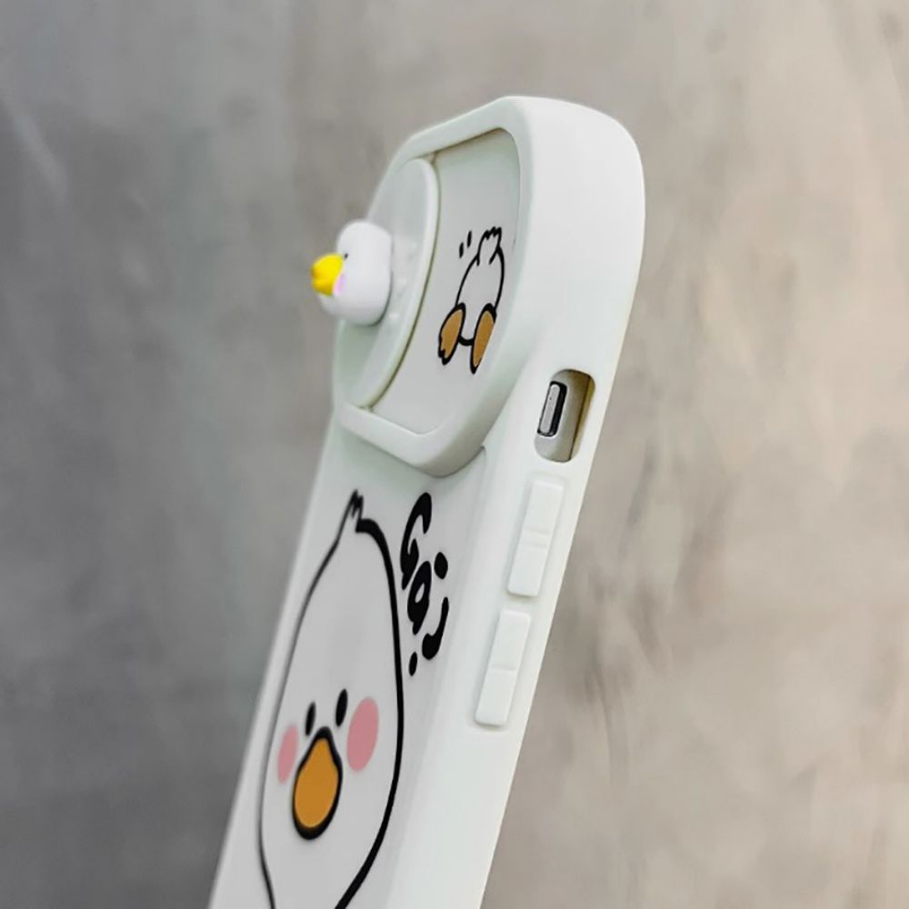 Ốp Điện Thoại Họa Tiết Vịt Hoạt Hình Cho Iphone 11 14 13 12 Pro Max Xs Xr 7 8 Plus