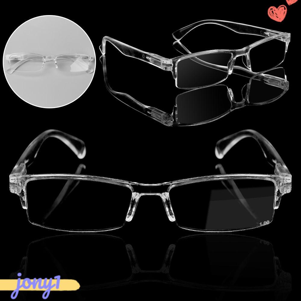 Kính Đọc Sách Trong Suốt Phong Cách Vintage|Kính Mát Tráng Gương Gọng Nhựa Thời Trang