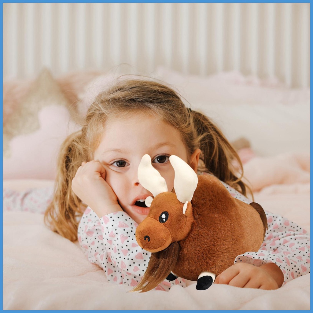 Đồ chơi nhồi bông Hình Moose Mềm Mại Và Thoải Mái Cho Bé