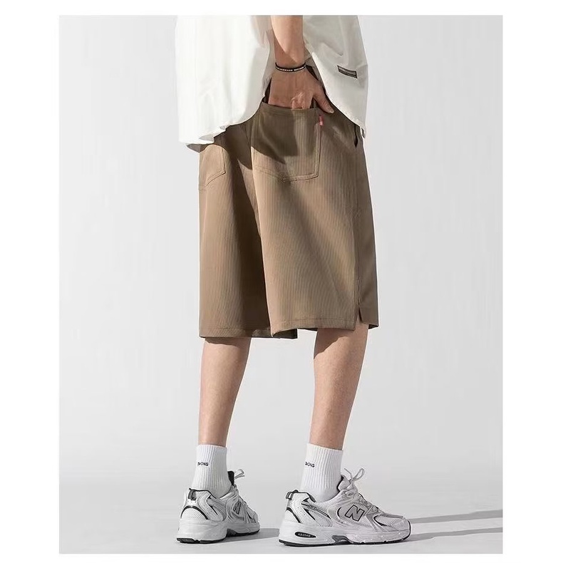 Quần Short Mỏng Dáng Rộng Thời Trang Mùa Hè Cá Tính Cho Nam