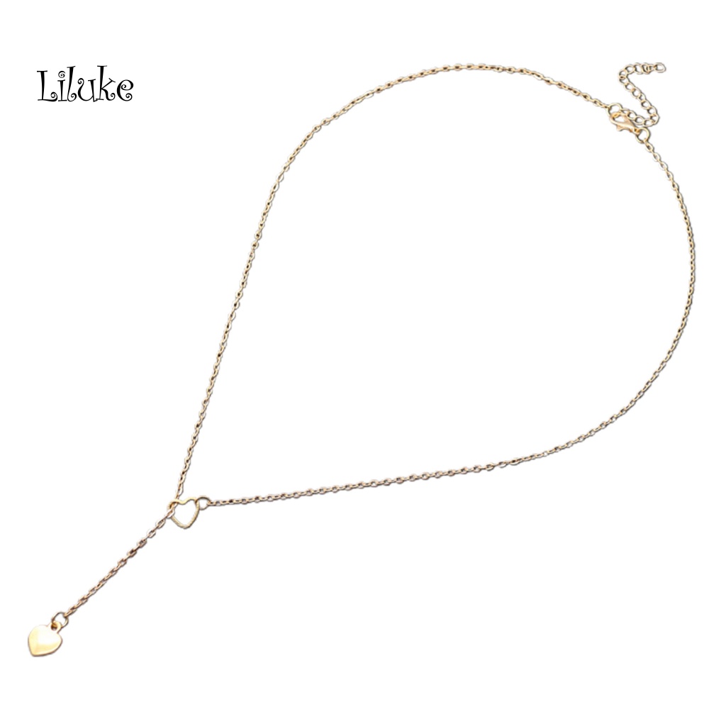 Vòng cổ Hợp Kim Trang Trí Trái Tim Duyên Dáng Cho Nữ