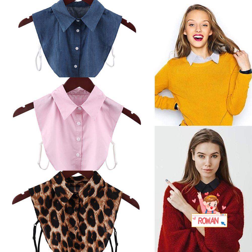 Cổ Áo Rời Cổ Bẻ Chất Liệu Cotton Phong Cách Cổ Điển