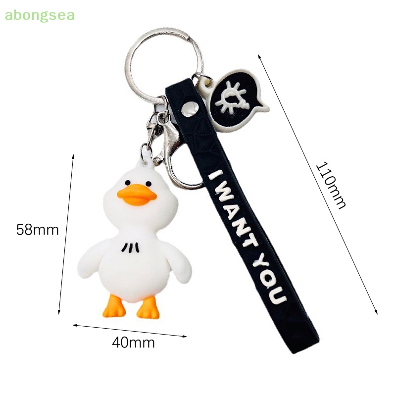 Móc Khóa Hình Chú Vịt Nhỏ Dễ Thương Bằng PVC