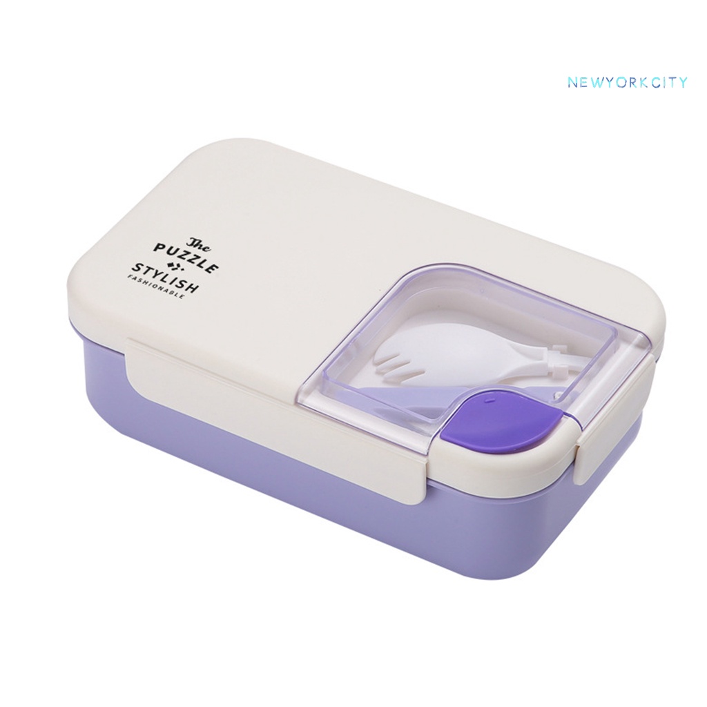 1 Set Hộp cơm 1.1L Hai Tầng Bằng Silicone Cấp Thực Phẩm An Toàn Có Thể Tái Sử Dụng