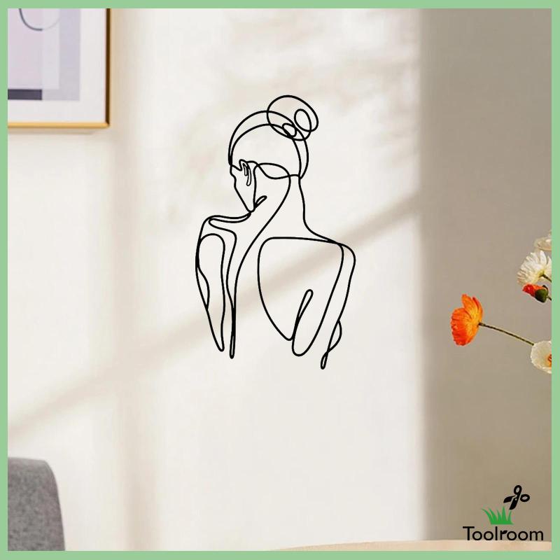 Miếng Dán Tường Trang Trí Nghệ Thuật Bằng Kim Loại Cho Phòng Tắm
