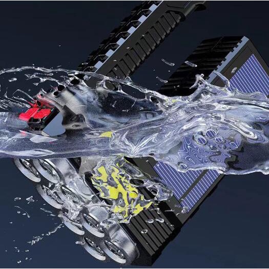 Đèn Pin 8LED 6-8 Bóng LED COB Năng Lượng Mặt Trời Siêu Sáng Chống Thấm Nước Kèm Sạc USB Chuyên Dụng Cho Ngoài Trời