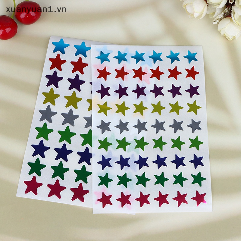 Xuan Set 10 Tấm Nhãn Dán Mini Dùng Làm Phần Thưởng Giáo Viên Mẫu Giáo