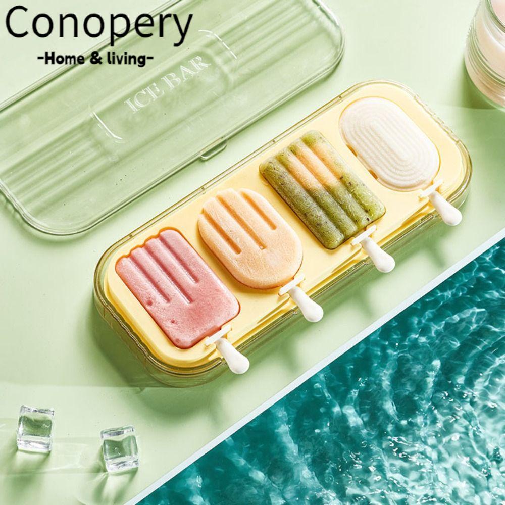 CONOPERY Khuôn Làm Kem Que DIY Tiện Dụng