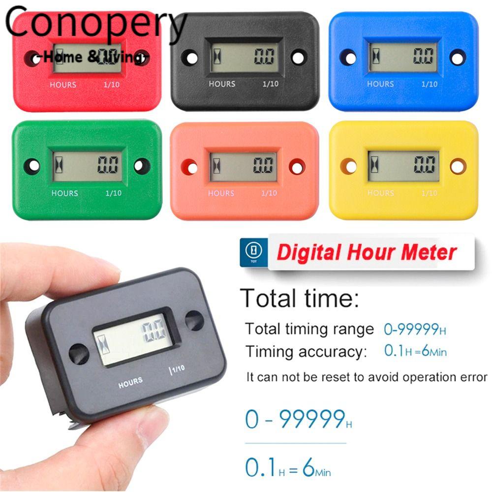 CONOPERY Đồng Hồ Đo Giờ Kỹ Thuật Số Chống Thấm Nước Cho Máy Cắt Cỏ / ATV