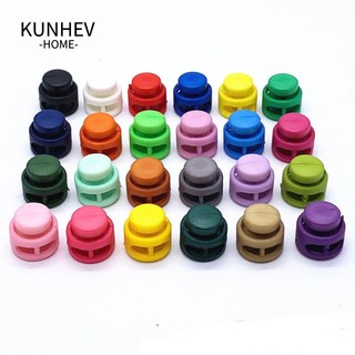 KUNHEV Set 20 Kẹp Nhựa Hai Lỗ 6mm 16 * 15mm Đa Ứng Dụng Chất Lượng Cao