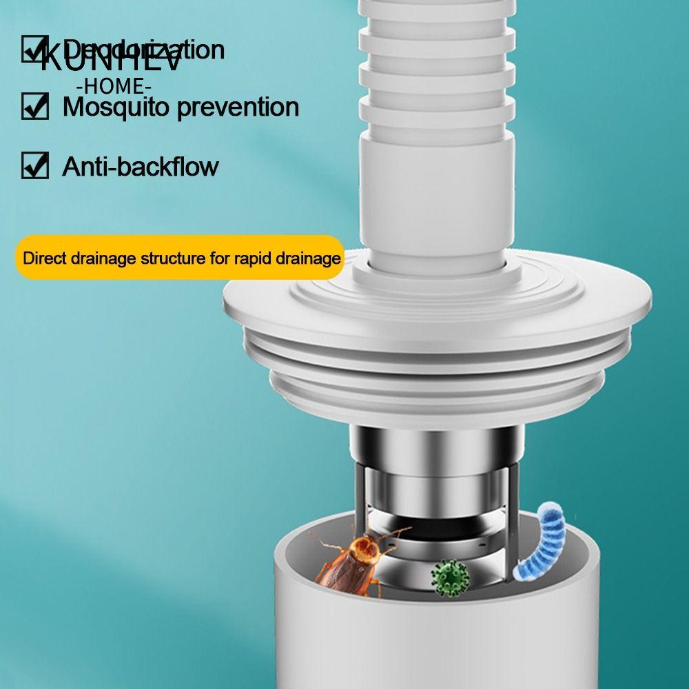 KUNHEV Nút Chặn Ống Thoát Nước Một Chiều Hữu Dụng Dành Cho Sàn Nhà Tắm