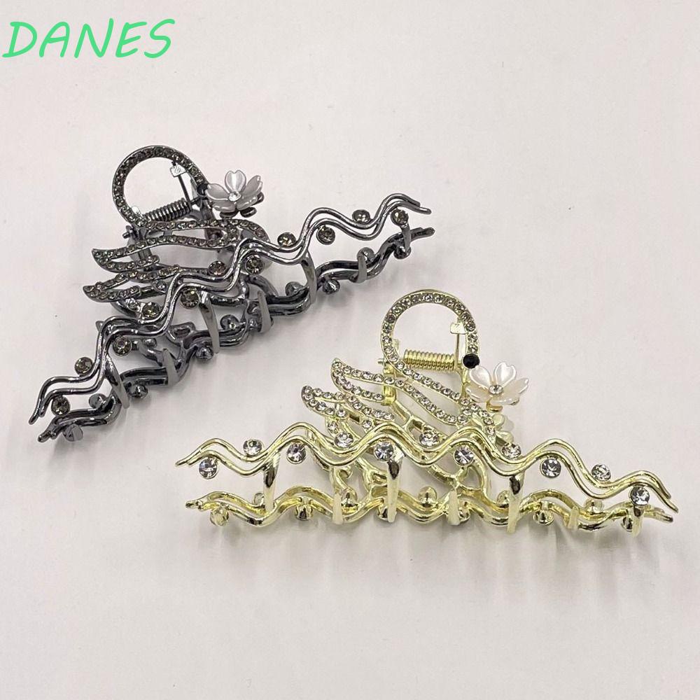 Kẹp Tóc Kim Loại Màu Đen Phong Cách Cổ Điển|Kẹp Tóc Hình Cá Mập Cho Nữ