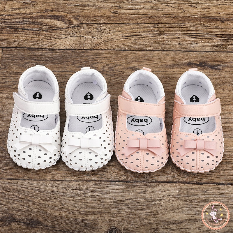 Giày Búp Bê Đế Mềm Chống Trượt Thoáng Khí Phối Nơ Xinh Xắn Theo Phong Cách Mù