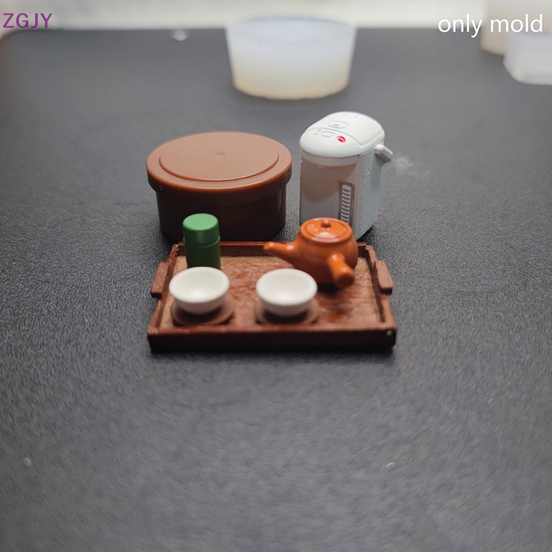 Khuôn Silicon Tạo Hình Ấm Trà Mini Trang Trí Nhà Búp Bê Mới