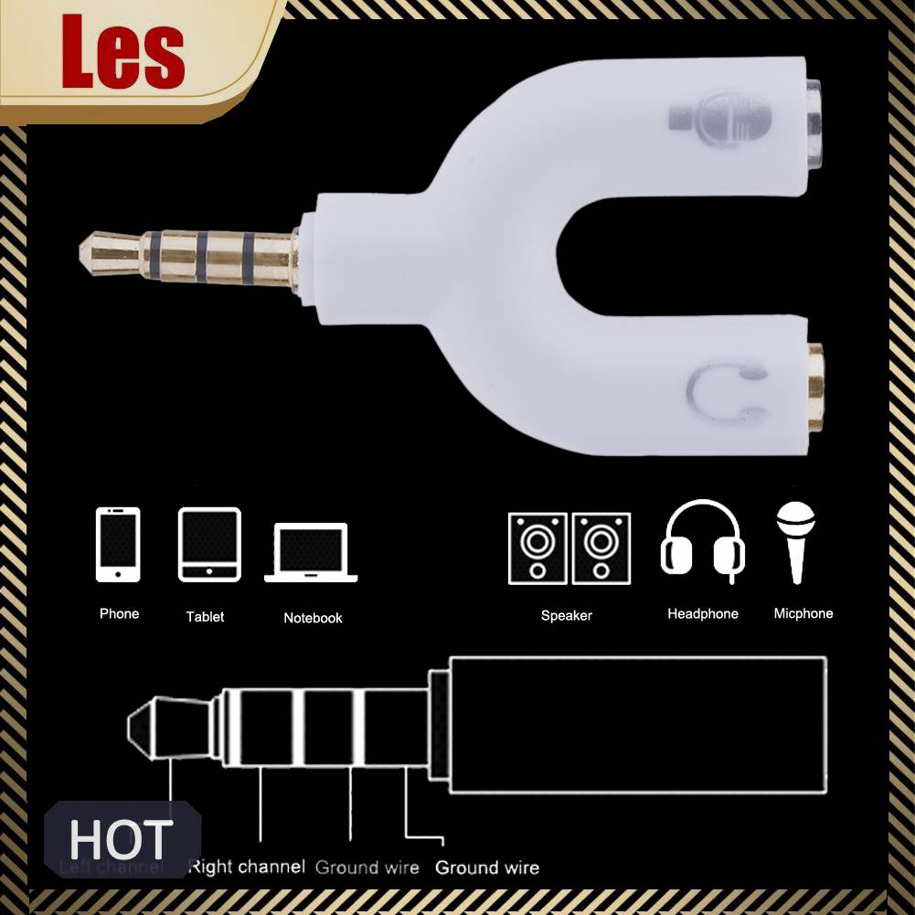 Đầu Chia Tai Nghe 2 Chiều 3.5mm