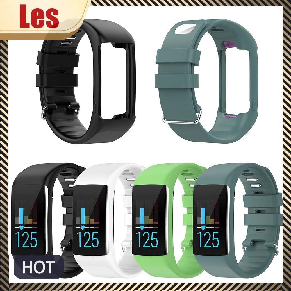 Dây Đeo Thay Thế Chất Liệu Silicon Màu Trơn Cho POLAR A360 A370