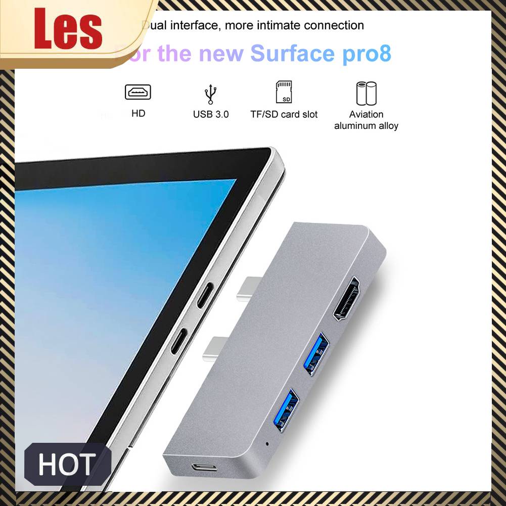 Đế Sạc USB 3.0 Có Đầu Đọc Thẻ Nhớ HDMI Cho Microsoft Surface Pro 8