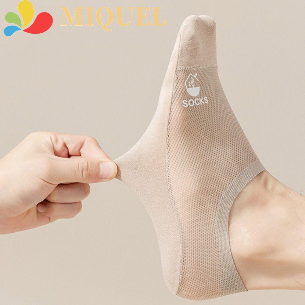 MIQUEL Vớ Lưới Cổ Thấp Thiết Kế Đơn Giản Thoải Mái Thoáng Khí Cho Nam