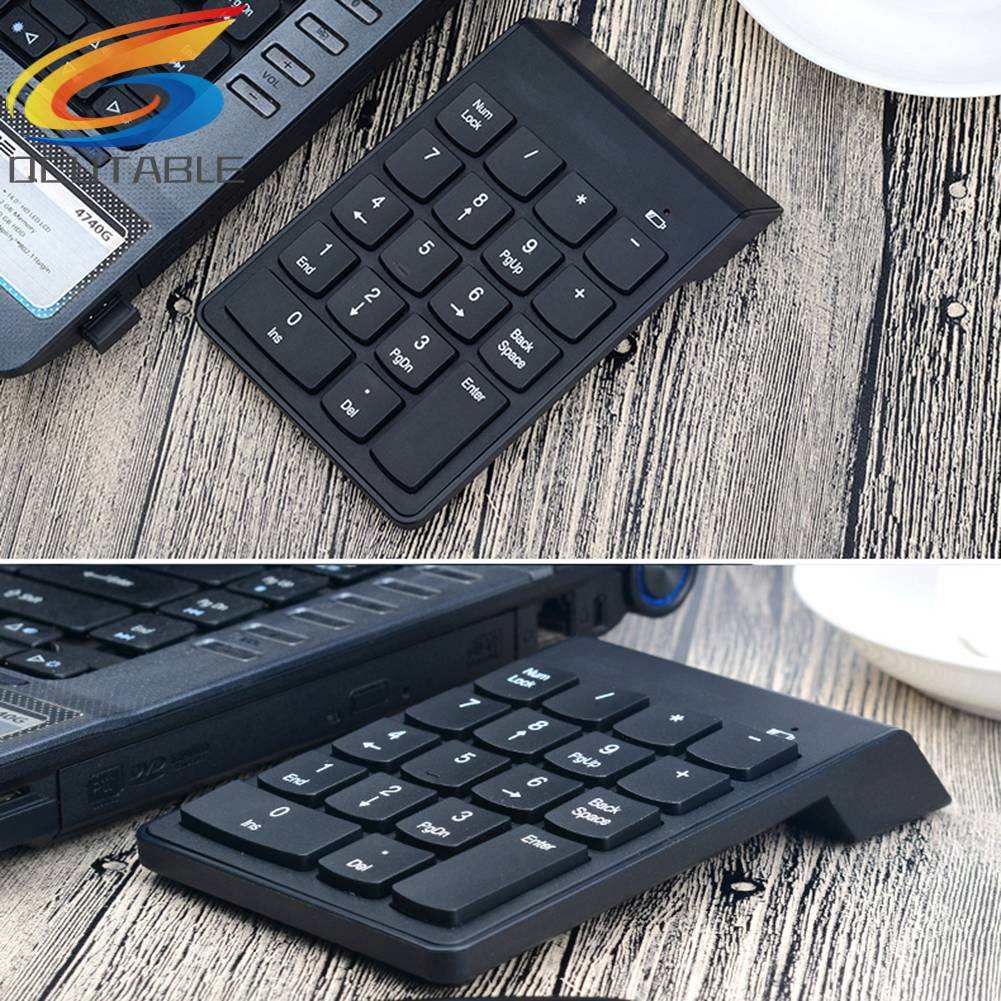 Bàn Phím Số Không Dây 18 Phím 2.4G 2.4G Dành Cho Laptop / Máy Tính Bảng