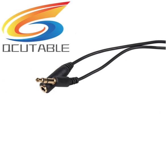 Dây Cáp Nối Dài Tai Nghe 3.5mm M / F Dài 1M Kèm Nút Điều Chỉnh Âm Lượng