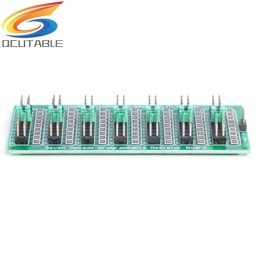 Bảng Mạch Điện Trở 7 Decade 1R-9999999Mô Đun Lập Trình R / 1R SMD Chuyên Dụng