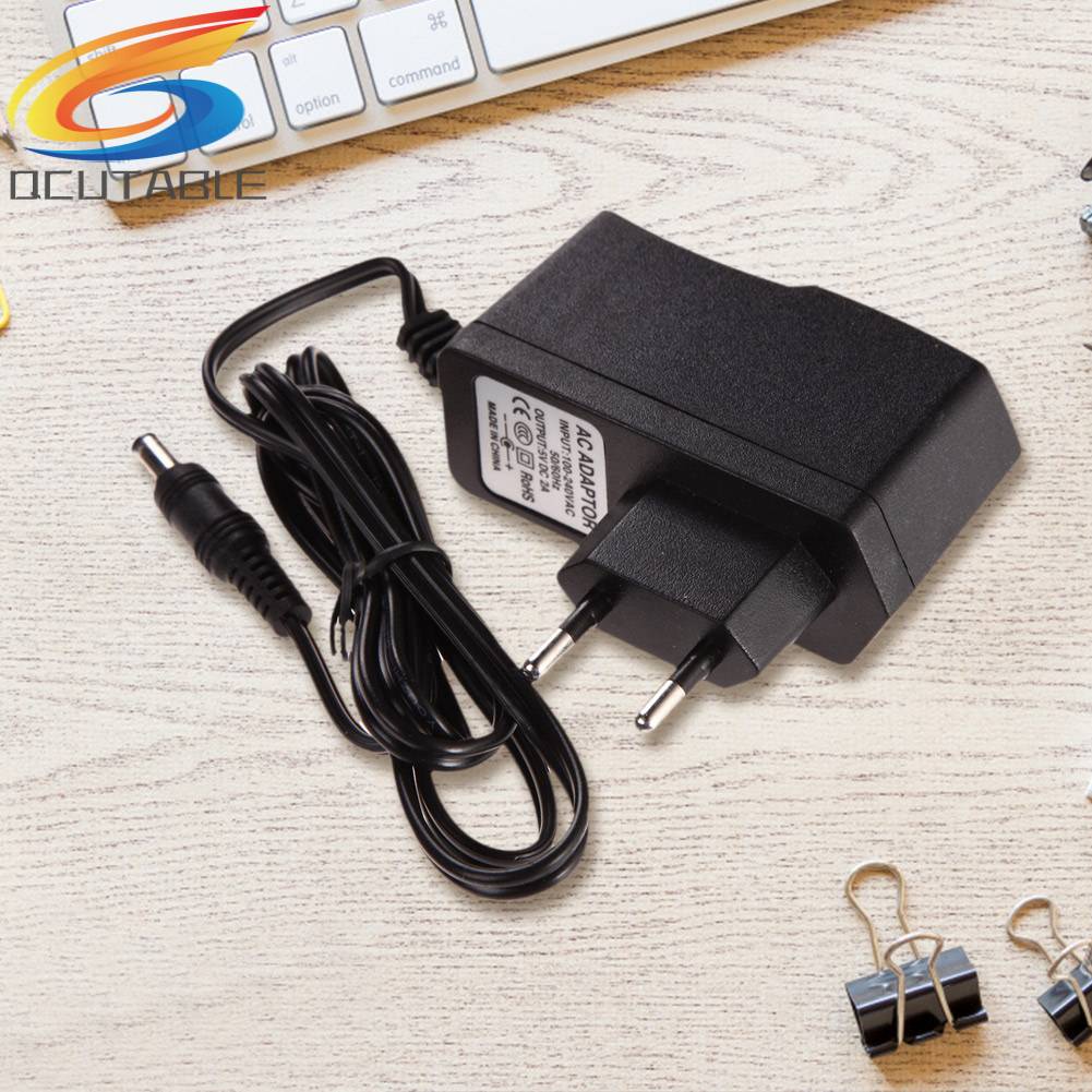 Phích Cắm Sạc EU AC 100-240V DC 5.5mm x 2.5MM 5V 2A 2000mA