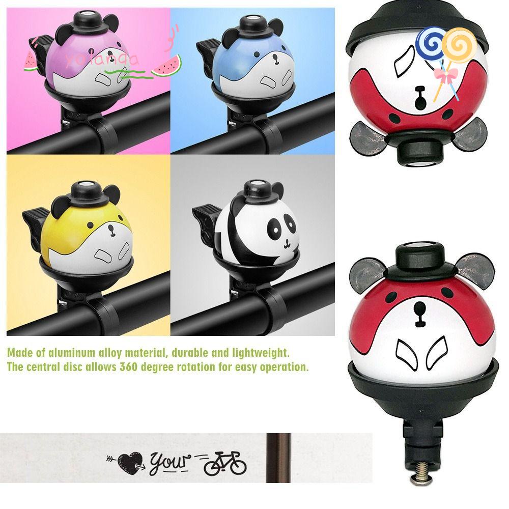 YOLA Chuông Gắn Tay Lái Xe Đạp Họa Tiết Hoạt Hình Cho Bé