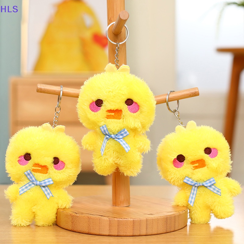 Móc Khóa Hình Búp Bê Nhồi Bông Mini 10cm Nhiều Màu Sắc Chất Lượng Cao