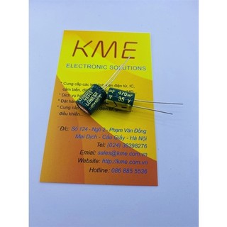 Tụ hóa 470uf 35v 10x13mm cao tần