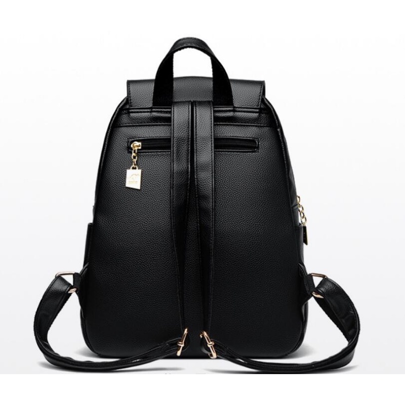 Ba Lô Chuwanglin Dây Tua Rua Hình Bướm Chất Liệu Da Sức Chứa Cao