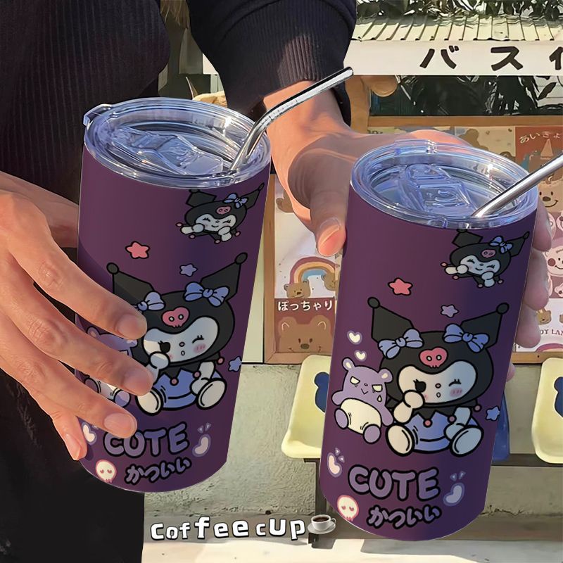 Bình Nước Giữ Nhiệt Kuromi Merchandise Chất Liệu Thép Không Gỉ